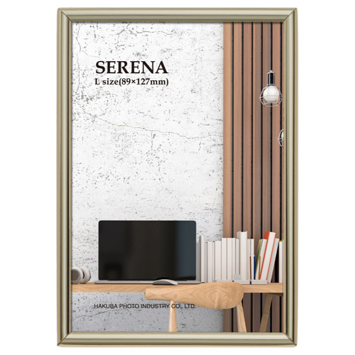 メタルフォトフレーム Serena セレーナ 01 Lサイズ 1面 ゴールド ハクバ写真産業