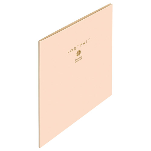 ハクバ ペーパースクウェア台紙 No.1770 6切サイズ 2面（角×2枚） ピンク