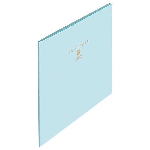 ハクバ ペーパースクウェア台紙 No.1770 2L(カビネ)サイズ 3面（角×3枚） ブルー