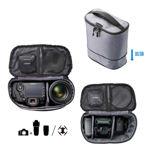 LUXXe（ラグゼ） フィールド ロールトップバックパック 28 カメラバッグ ブラックカモ