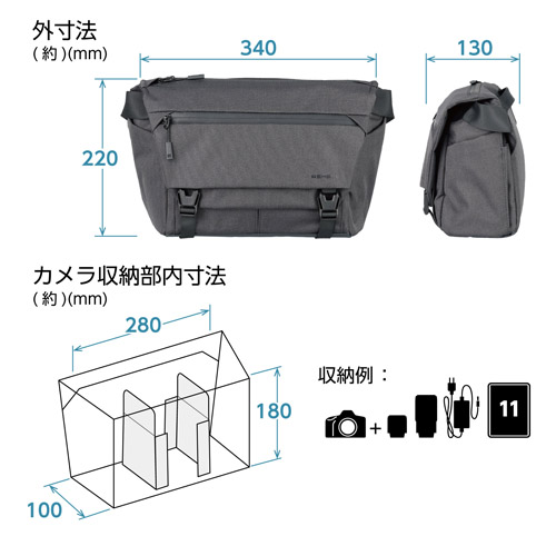 ハクバ プラスシェル シティ メッセンジャー5 G05 ブラック