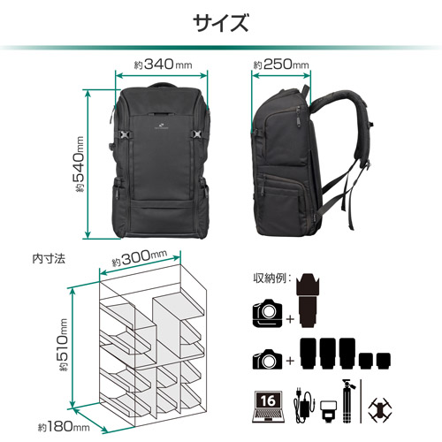 ハクバ GW-STANDARD リッジ バックパック 27 カメラバッグ