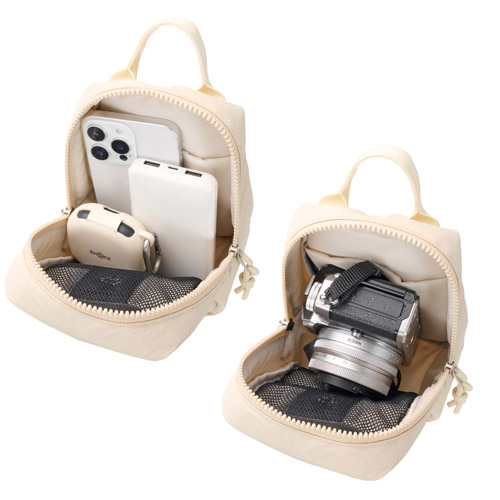 Chululu(チュルル) ルモ ミニショルダーバッグ ベージュ カメラバッグ