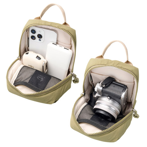 Chululu（チュルル） ルモ ミニショルダーバッグ オリーブ カメラバッグ