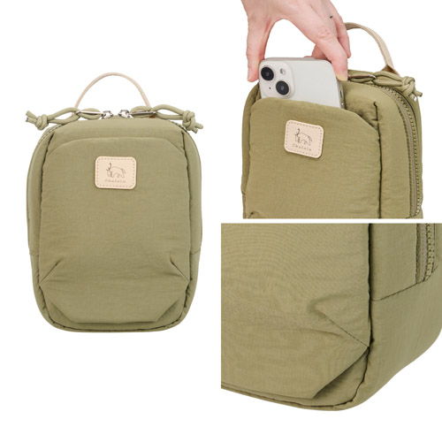Chululu（チュルル） ルモ ミニショルダーバッグ オリーブ カメラバッグ