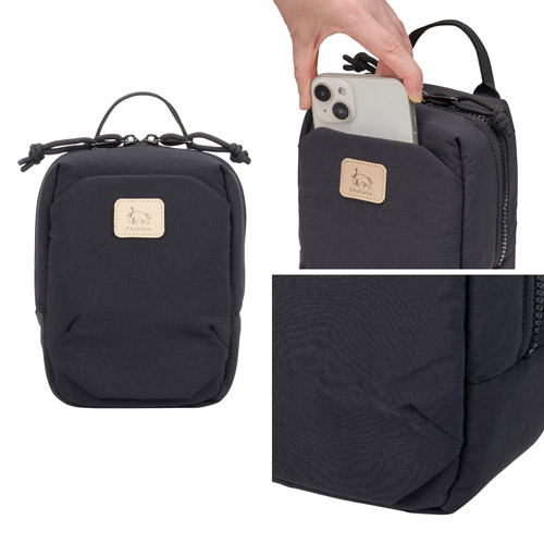 Chululu（チュルル） ルモ ミニショルダーバッグ ブラック カメラバッグ