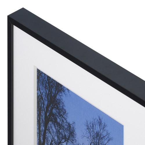 ハクバ アルミ額縁 HFA-03 2Lサイズ ブラック［ホワイトマット］