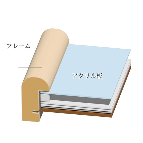 ハクバ フォトフレーム Arco（アルコ）L／KG／2L