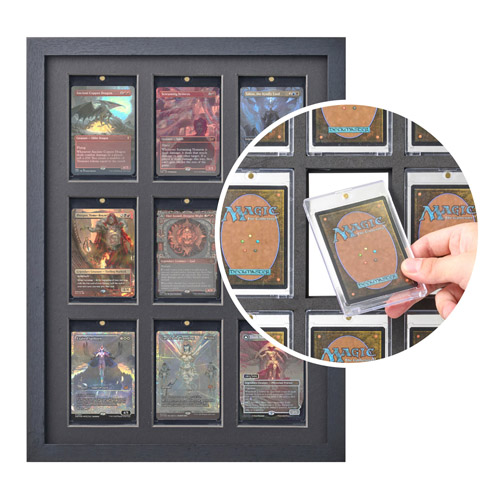ハクバ トレーディングカード額 TCG-01(マグネットローダー35ptサイズ×9枚用)