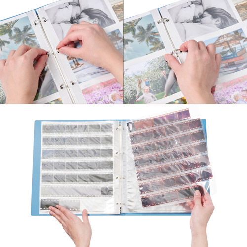 写真収納アルバム ハクバ ネガアルバム 35mm用 1260コマ収納（30シート入）