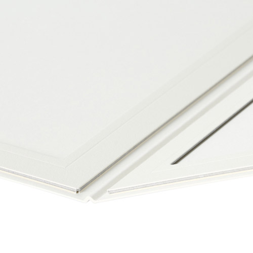 ハクバ フォトメッセージカード ランス グラース Lサイズ 2面 ヨコ ホワイト