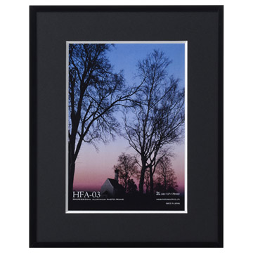 アルミ額縁「HFA-03」2Lサイズ ブラック