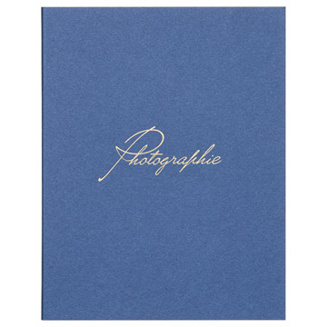 フォトメッセージカード ランス グラース Lサイズ 2面 タテ ネイビー