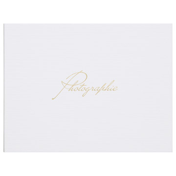 フォトメッセージカード ランス グラース Lサイズ 2面 ヨコ ホワイト
