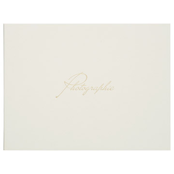 フォトメッセージカード ランス グラース 2Lサイズ 2面 ヨコ クリーム