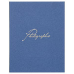 フォトメッセージカード ランス グラース Lサイズ 2面 タテ ネイビー