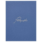 フォトメッセージカード ランス グラース 2Lサイズ 2面 タテ ネイビー