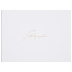 フォトメッセージカード ランス グラース 2Lサイズ 2面 ヨコ ホワイト